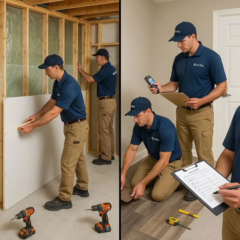Repairs and Reconstruction process in Goshen, OH